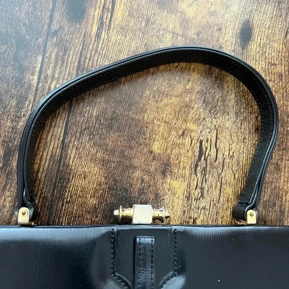 VINTAGE: ladies Made in France satchel handbag - Picture 11 of 16